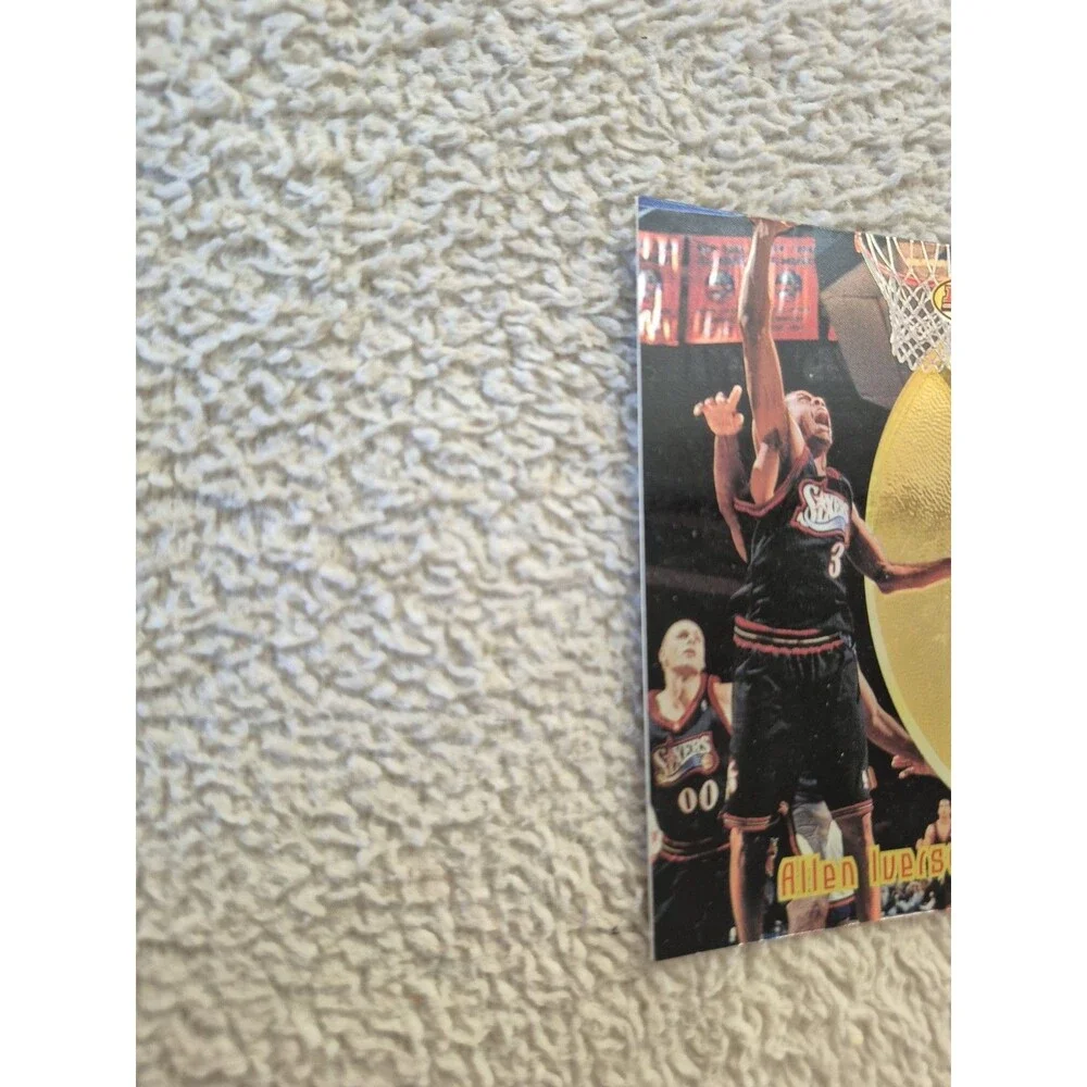 1990s NBA Basketball Card Lot Allen Iverson Rodman Kukoc Bulls Hoops Bowmans...